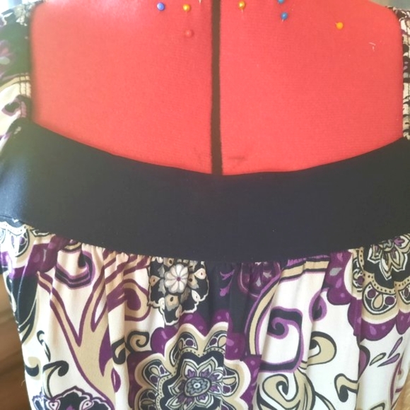 Paisley shirt top t-shirt blouse - Picture 4 of 6